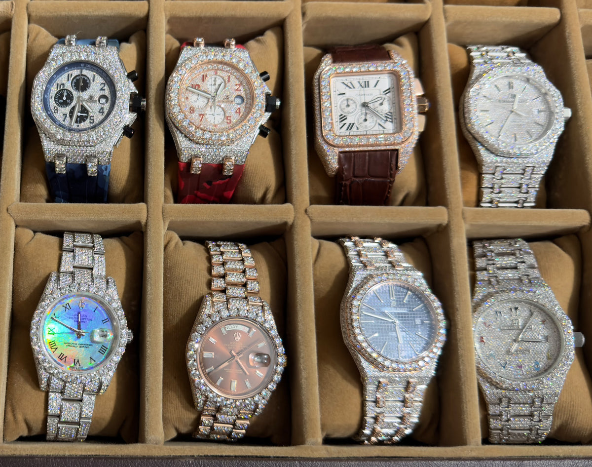 Luxury Moissanite Watches *READ DESCRIPTION*