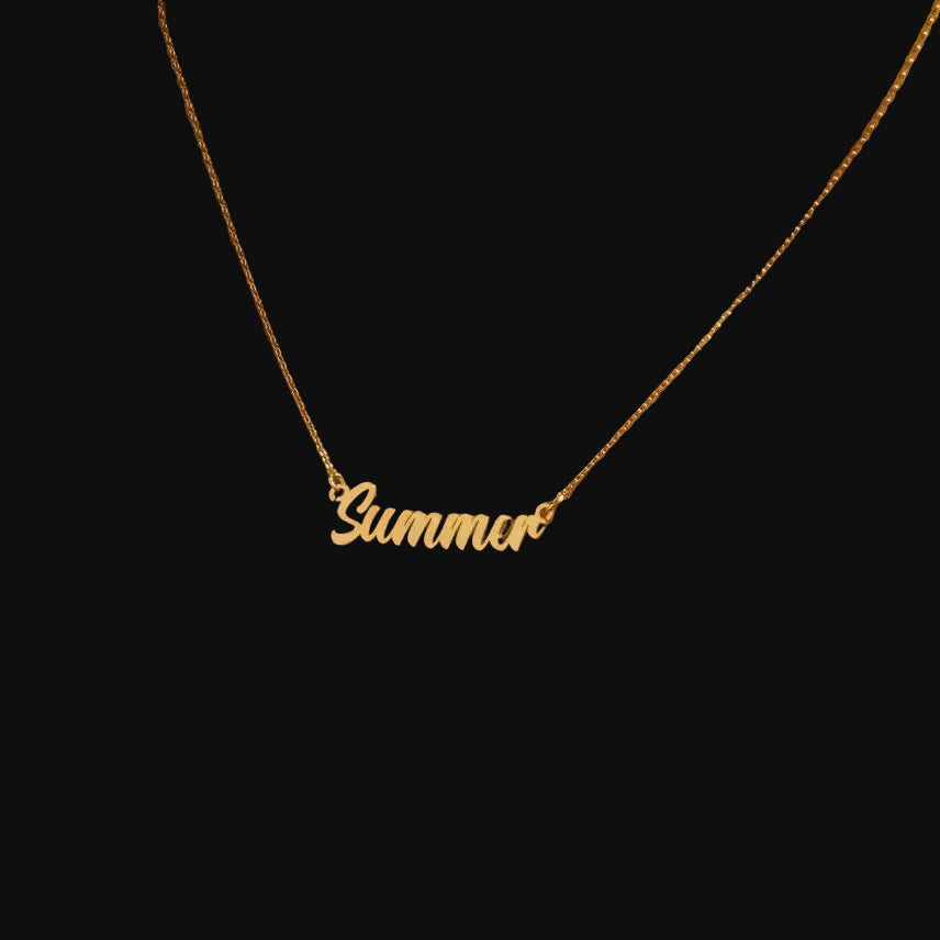 Custom gold / silver / rose gold Necklace for Women Stainless Steel