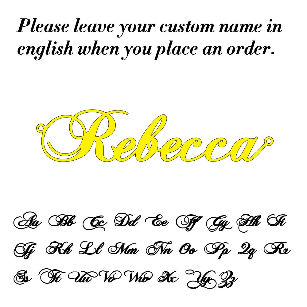 Custom gold / silver / rose gold Necklace for Women Stainless Steel