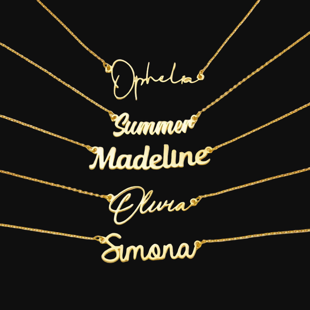 Custom gold / silver / rose gold Necklace for Women Stainless Steel